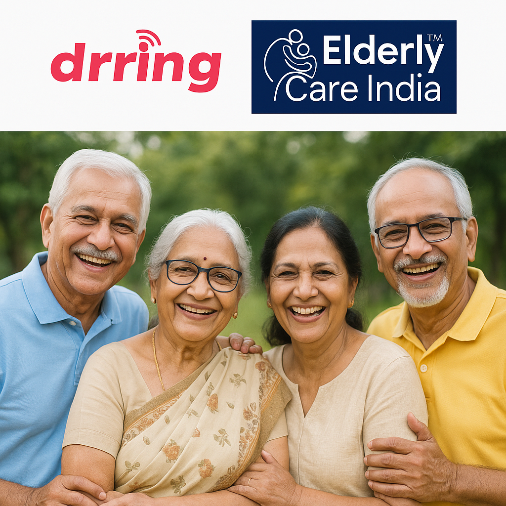 DrRing joins hands with ElderlyCare India to support the cause of Ageing